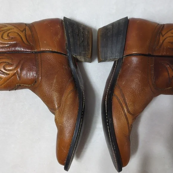 ~~SOLD~~Texas Brand Leather Boots - Picture 4 of 7
